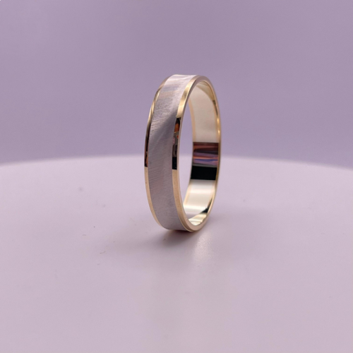 Alianza de Oro Perfil Plano, Modelo 10308