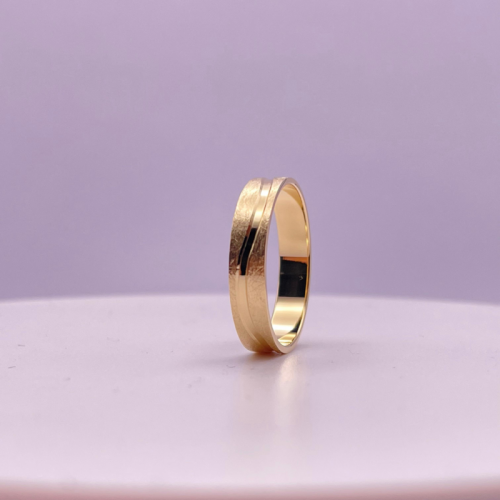 Alianza de Oro Perfil Plano, Modelo 10511