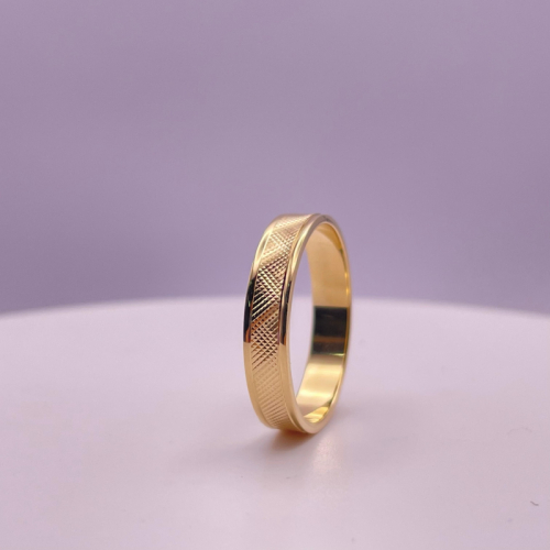 Alianza de Oro Perfil Plano, Modelo 10501