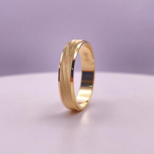 Alianzas de Boda de Oro Plana, Modelo 10520